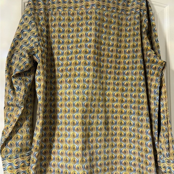 Alan Flusser Multicolor Swirl Pattern Shirt - Picture 3 of 5